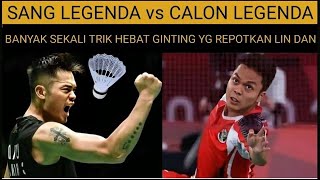 😎 SUPER KETAT RUBBER GAME NIH! Anthony Sinisuka Ginting vs Lin Dan. Badminton Bulutangkis