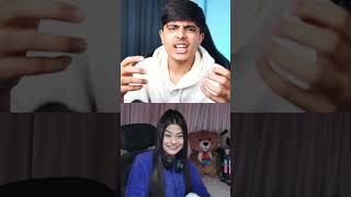 AJJU BHAI FACE REVEAL   Q A   AJJUBHAI GF😱REACTION VIDEO #shorts #ytshorts Ft.@TotalGaming093