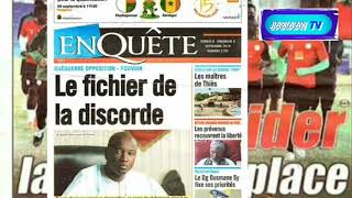 JAXAAY TV : REVUE DE PRESSE