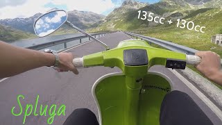 On board Zuera ss 135 cc - PASSO dello SPLUGA (2115 m)