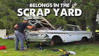 FORDS BIGGEST FAILURE SAVED FROM SCRAP | Will this Ford Edsel RUN and DRIVE after a DECADE?