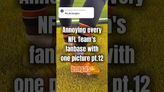 Annoying every NFL team's fanbase with one picture pt.12 #nfl #football #annoying #bengals #roadto1k