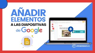 Cómo AÑADIR diapositivas, texto, imagen o vídeo a la presentación de Google Slides