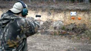 Nate shooting the Walther P99