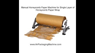 Honeycomb Packaging Machine for Single Layer of Honeycomb Paper Wrap