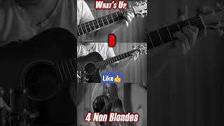 4 Non Blondes What's Up  guitarra acústica