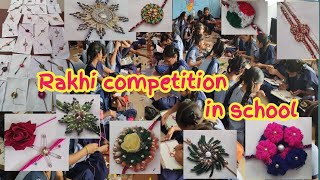 Rakhi competition in school activity 💡 students learn more art and develop new skills