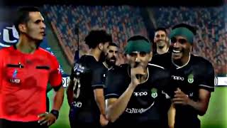 هدف إبراهيم حسن من نصف الملعب ضد الزمالك/ هدف عالمي 🔥🔥