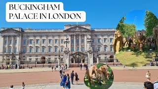 LONDON VLOG:  EXPLORING BUCKINGHAM PALACE AND GREEN PARK IN LONDON || LONDON  TOUR 2021|| 🏛