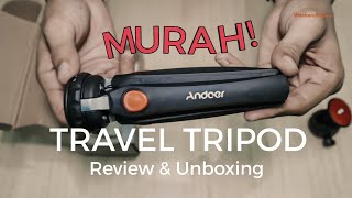 Review Tripod Andoer | Kecil Ringkes Gampang Dibawa-bawa