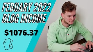 February 2022 Income Report - 25% Growth In Income!! (Niche Site Income)