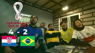 BRAZIL KNOCKED OUT OF THE WORLD CUP | CROATIA V BRAZIL PENALTY SHOOTOUT |CROATIA 4-2 BRAZIL REACTION