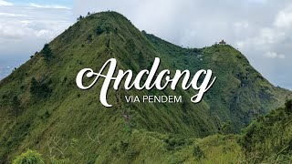 TEKTOK GUNUNG ANDONG VIA PENDEM | TREK DENGAN JALUR PENDAKIAN PALING SYAHDU 🍃