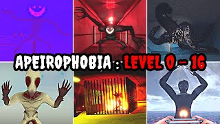 Apeirophobia - Chapter 1 - Level 0 to 16 | Solo Full Walkthrough | Roblox