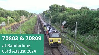 70803 & 70809 at Bamfurlong - 03rd August 2024