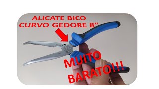 ALICATE AUSTRÍACO BICO CURVO GEDORE JC 8" MENOS DE R$100,00!!!