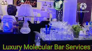 Cocktail Bar Setup in music night concert| molecular bar setup| Best molecular bar setup in Delhi|