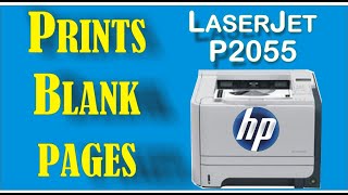 How to fix LaserJet P2055 blank page fault || #hp #canon #laserjet #repair #diy