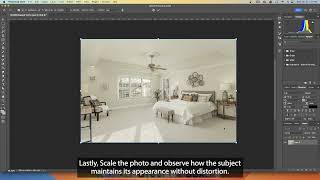 How To Scale An Image In Photoshop Without Distorting - Real Estate Photo Editing