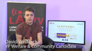 David Whitlock - Vice President (Welfare & Community) Candidate