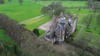 Glenarm Co Antrim Northern Ireland Drone flight