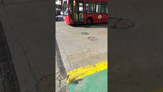 number 59 bus turns around in Thornton Heath garage, Croydon