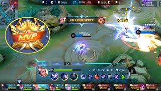 When a trolling match become serious - Gameplay Odette mobile legends 2024