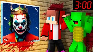 How Mikey and Jj Escaped from JOKER.EXE in Minecraft at 3:00 AM !? - Maizen