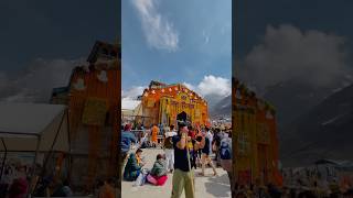 Kedarnath 🥶temple 😍view #kedarnath #shortsfeed #shorts #short #shortvideo🫡