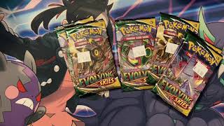 Handful of Evolving Skies packs (Pokemon card opening)