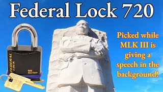 238) Federal Lock Picked at Martin Luther King Jr  Memorial on Martin Luther King Day 2023