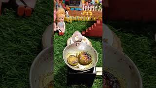 Mini Eggplant Fry Miniature Cooking #minifoodhouse #ytshorts #shortvideo