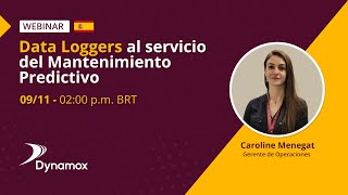 Webinar En Directo: Nuevos sensores al servicio del mantenimiento predictivo, con Caroline Menegat