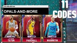 CHANCE AT FREE GALAXY OPALS! NBA 2K20 locker codes. NBA 2K20 MyTeam