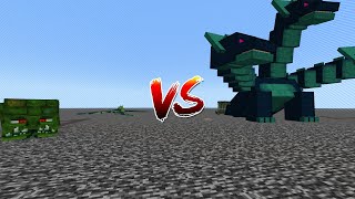 Naga Duo vs Hydra Duo  Minecraft  Mob Battle