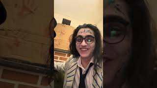 هالووین ته پیک! شما بگید کدوم بهتر شدیم؟ 😂🎃 هالووین ته‌پیکی #هالوين #پادکستhalloween #slash #vlog