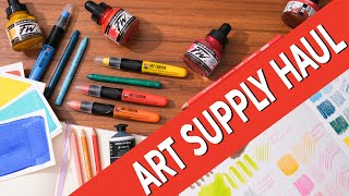 September Art Supply Haul + New Product Sneak Peek With Swatching