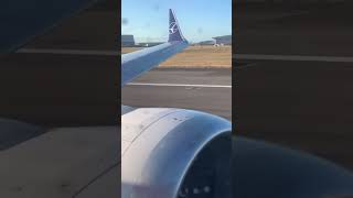 LOT Polish Airlines Boeing 737 MAX 8 takeoff from London Heathrow! #aviation