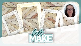 Picture Frame Embellishments // Monthly Makes