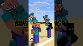 Bantu si kuning ☺🥲😝 #minecraft #herobrin #roblox #game #likeandsubscribe