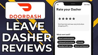 HOW TO LEAVE A REVIEW ON DOORDASH (2024)