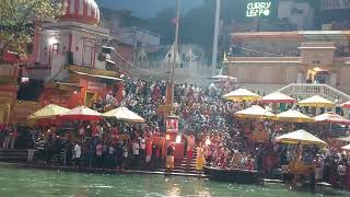 Morning Ganga AARTI at Haridwar Har Ki Paudi