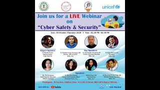 Webinar on Cyber Safety and Security: Dept of School Edu. & Literacy Development, Govt. of Jharkhand