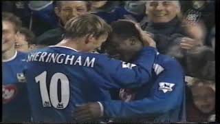 EPL 2003 Portsmouth 6 vs Leeds United 1 at Fratton Park