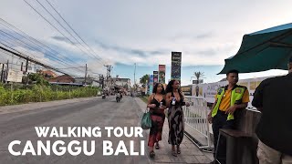 Bali Walking Update | Relaxing Walking Tour CANGGU Bali | Berawa Beach Street Bali Today 2024