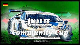 🇩🇪 LIVE: Digitale Nürburgring Langstrecken-Serie Community Cup, KALFF 3-Stunden-Rennen