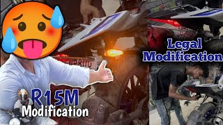 Police 🚨 Bhi nahi Rok sakta ❌ R15m Foldable Number Plate Aisa Lagana | R15M Legal Modification