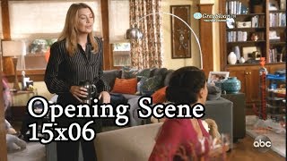 Grey's Anatomy 15x06 Opening Scene Meredith and Maggie - Bailey  Talk about The Day Of the Dead