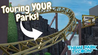 Touring YOUR Parks in Theme Park Tycoon 2! 🔴