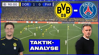 Gute Ausgangslage fürs Rückspiel: Borussia Dortmund - Paris Saint-Germain (1:0) | Taktik-Analyse